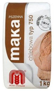 Mąka pszenna chlebowa typ 750 1 kg Młyny Stoisław