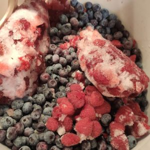 wino tutti frutti zamrożone owoce